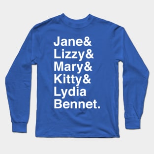 Pride and Prejudice - The Bennet Sisters Long Sleeve T-Shirt